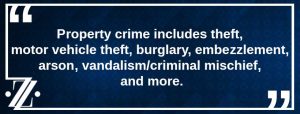 criminal law property crime