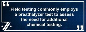 DUI Charges field testing