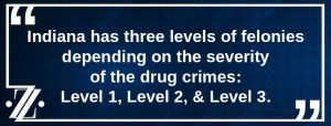 drug crimes three levels