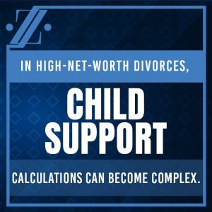 high asset divorce child support